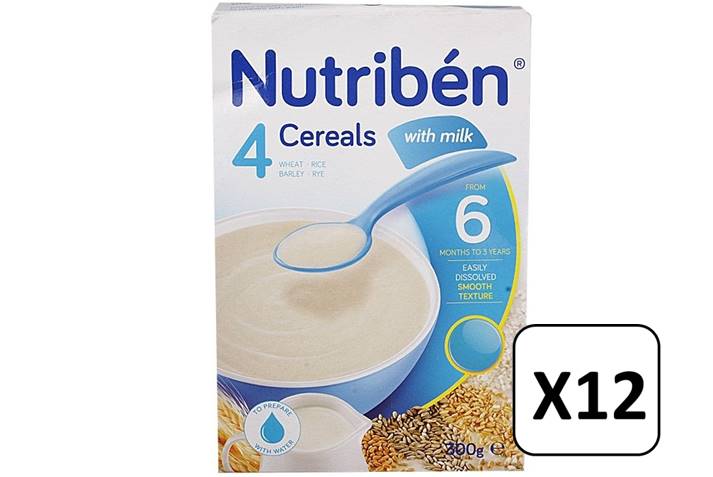 Nutriben 4 Cereals 6 Months ✖ 12