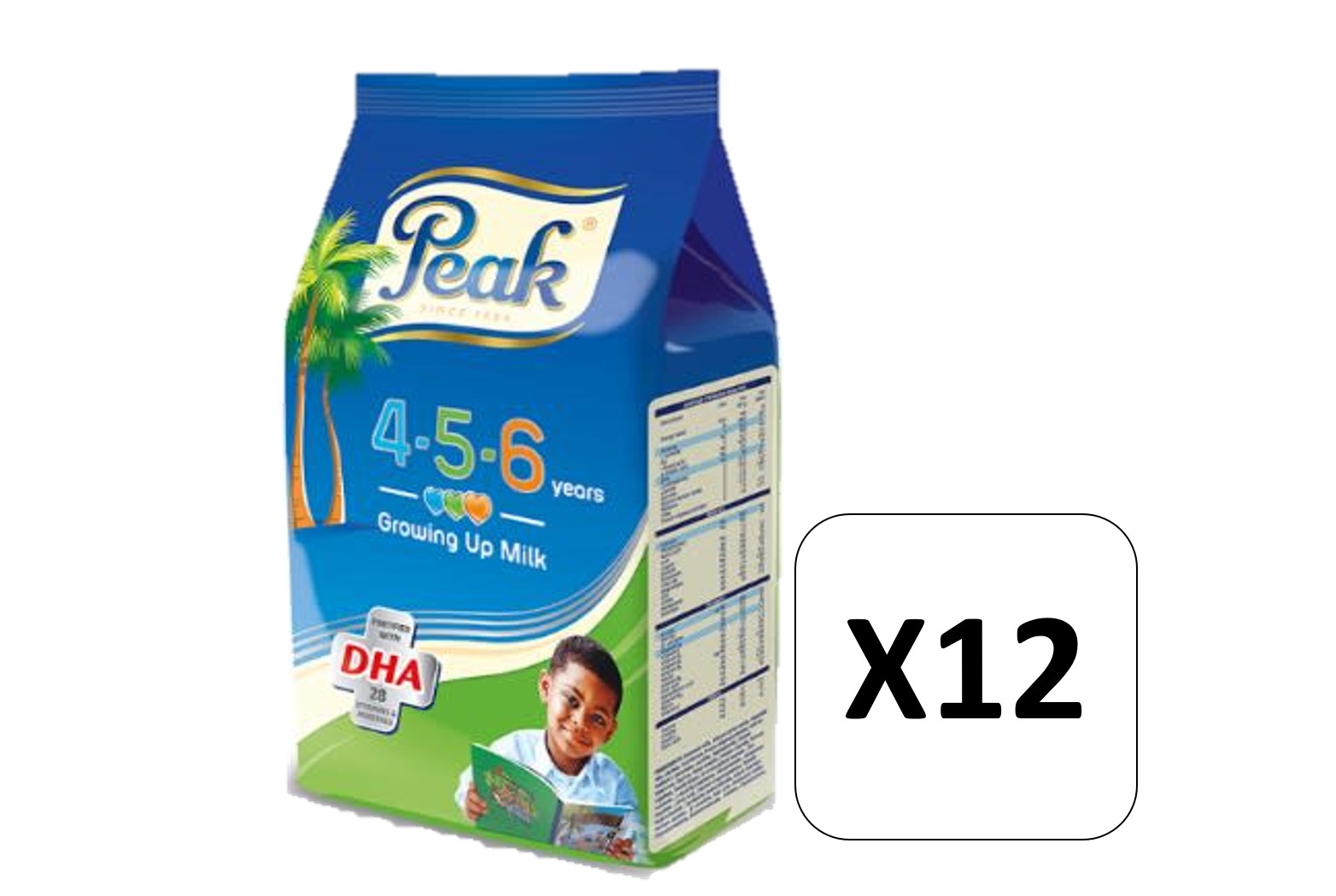 Peak 456 Refill Milk 400g ✖ 12